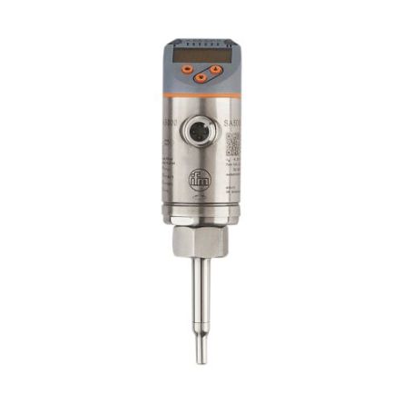 ifm electronic SA5000 Series Flow Sensor for Air, Liquid, 0.04m/s (liquid), 0m/s (gas) Min, 3m/s (liquids), 200m/s [SA5000]; 230-9409