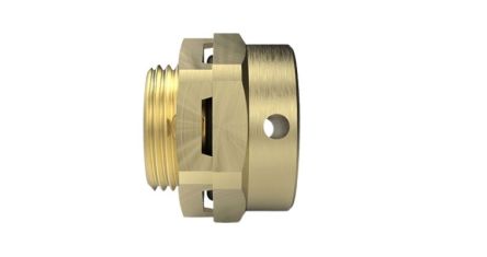 Peppers Locknut, Cable Conduit Fitting, 20mm, Brass, Brass [ACDP1BE/M20/10]; 230-9803