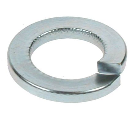 RS PRO Bright Zinc Plated Steel Locking Washers, M4, DIN 127B [0]; 231-0700