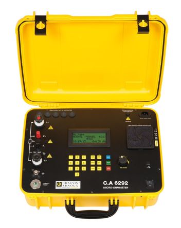 Chauvin Arnoux CA 6292 Micro Ohm Meter, 1 Ω Max, 1μΩ Resolution, Low Resistance [P01143300]; 231-1479