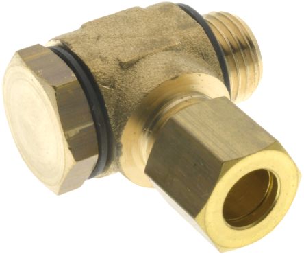 RS PRO 13550 Series Threaded, Tube Fitting, 1/4 in Male Inlet Port x 8mm Tube Outlet Port [0]; 231-2639