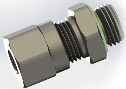 RS PRO 69485 Series Straight Fitting, BSP 1/8 Male to Push In 6 mm, Threaded-to-Tube Connection Style [0]; 231-2738
