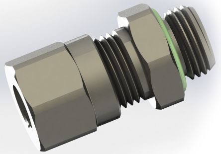RS PRO 69485 Series Straight Fitting, BSP 1/4 BSP Male to Push In 6 mm, Threaded-to-Tube Connection Style [0]; 231-2739