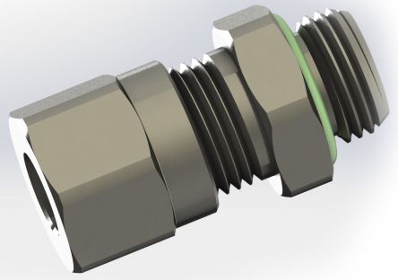 RS PRO 69485 Series Straight Fitting, BSP 1/8 Male to Push In 8 mm, Threaded-to-Tube Connection Style [0]; 231-2740