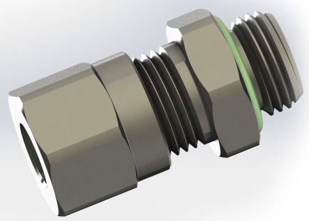 RS PRO 69485 Series Straight Fitting, BSP 1/4 BSP Male to Push In 8 mm, Threaded-to-Tube Connection Style [0]; 231-2741