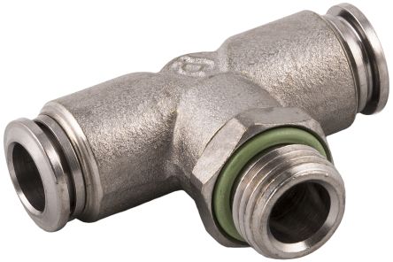 RS PRO Nickel Plated Brass Male Pneumatic Quick Connect Coupling, 1/8 in Male 12.5mm Threaded, Tube [0]; 231-2768