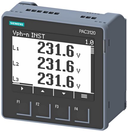 Siemens LCD Power Monitoring Device [7KM3120-1BA01-1EA0]; 231-3105