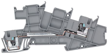 Siemens 8WH6001-4QF00 ALPHA Series Grey, 2.5mm², Single-Level, Plug In Termination [8WH6001-4QF00]; 231-3149