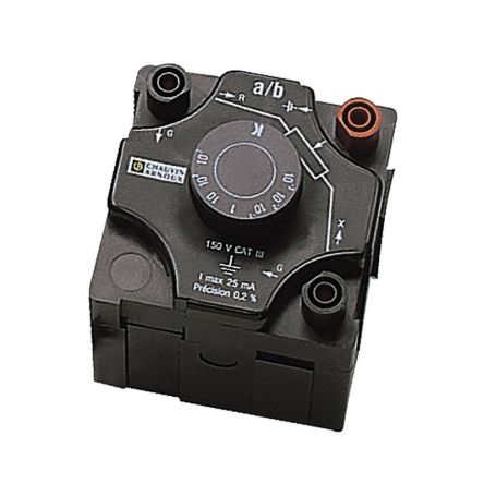 Chauvin Arnoux Resistance Decade Box, Resistance Resolution 10Ω [P03197523A]; 231-3652