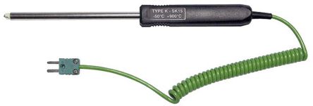 Chauvin Arnoux K Needle Surface Temperature Probe, 130mm Length, 8mm Diameter, 900 °C Max [P03652920]; 231-3670