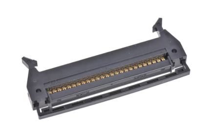 Hirose 50-Way IDC Connector Plug for Cable Mount, 2-Row [HIF3BB-50PD-2.54R-MC(63)]; 231-3872