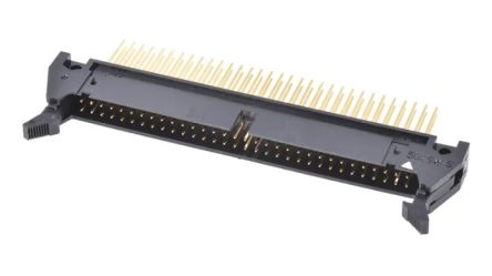 Hirose HIF3B Series Right Angle Through Hole PCB Header, 64 Contact(s), 2.54 mm Pitch, 2 Row(s), Shrouded [HIF3BB-64P-2.54W(63)]; 231-3874