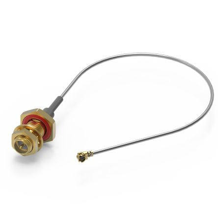 Wurth Elektronik Female RP-SMA to Male UMRF, 100mm, Terminated50 Ω [636210040100]; 231-4493
