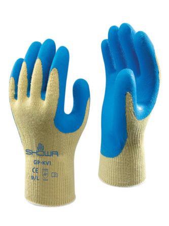 Showa GP-KV1 Yellow Kevlar Abrasion Resistant, Anti-Slip, General Purpose, Good Dexterity, Tear Resistant Gloves, Size [SHO320]; 231-5375