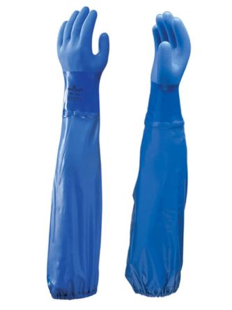 Showa 690 Blue Cotton Abrasion Resistant, Anti-Slip, General Purpose, Good Dexterity, Tear Resistant Gloves, Size 10, [SHO690]; 231-5381