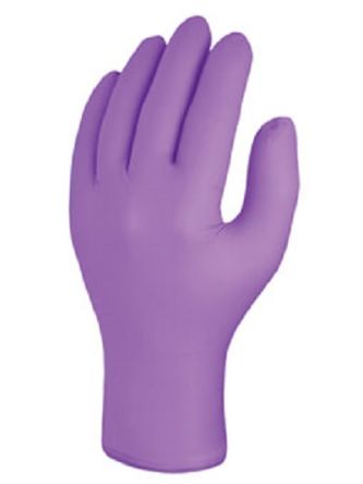 Skytec IRIS Purple Powder-Free Nitrile Disposable Gloves, Size XL, 100 per Pack [SKYIRIS]; 231-5393