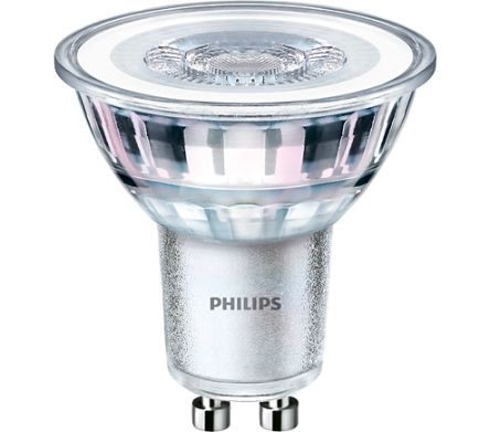 Philips CorePro GU10 LED GLS Bulb 4.6 W(50W), 3000K, White, PAR 16 shape [929001218199]; 231-7015