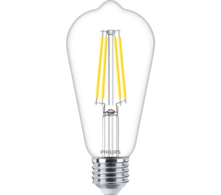 Philips Classic E27 LED GLS Bulb 5.9 W(60W), 2700K, Warm White, ST64 shape [929003059402]; 231-7088