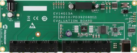 Microchip 8 x 2-pair PSE EVB featuring PD39208 + PD39210 loaded w/IEEE802.3at FW Power Over Ethernet (POE) for PD39210 [EV14G15A]; 231-8069