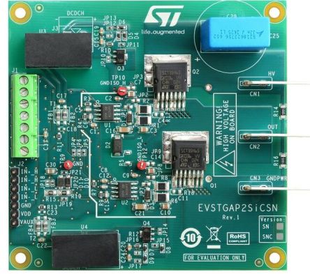 STMicroelectronics Demonstration board for STGAP2SICSN isolated 4 A single gate driver for STGAP2SICSN for STGAP2SICSN [EVSTGAP2SICSN]; 231-8076
