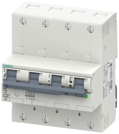 Siemens SENTRON 5SP3463 MCB, 4P, 63A, Type E [5SP3463-3]; 231-8327