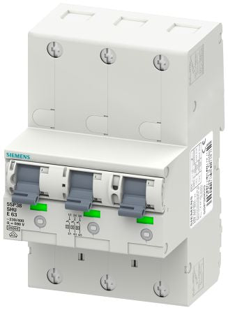 Siemens SENTRON 5SP3816 MCB, 3P, 16A, Type E [5SP3816-3]; 231-8360