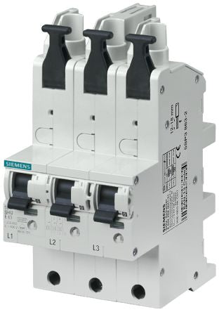 Siemens SENTRON 5SP3820 MCB, 3P, 20A, Type E [5SP3820-2]; 231-8361