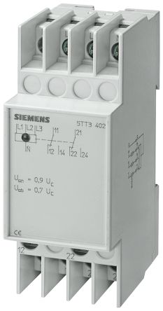 Siemens Voltage Monitoring Relay, 3 Phase, DPDT [5TT3403]; 231-8431