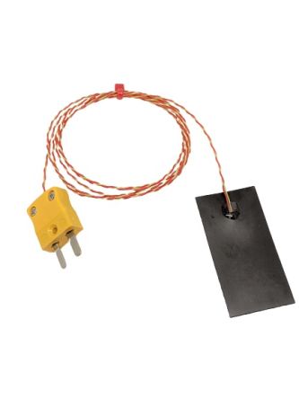 RS PRO Type K Magnetic Strip Thermocouple 2m Length, 25 x 50mm Diameter, -50°C → +100°C [0]; 231-8459