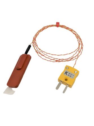 RS PRO Type K Rubber Patch Thermocouple 5m Length, 40 x 13 x 5mm Diameter, -50°C → +150°C [0]; 231-8464