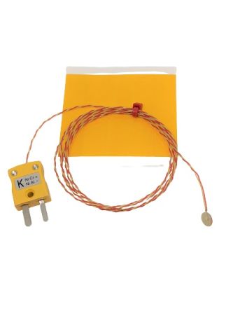 RS PRO Type K Copper Disc Thermocouple 2m Length, 6.35mm Diameter, 0°C → +200°C [0]; 231-8486