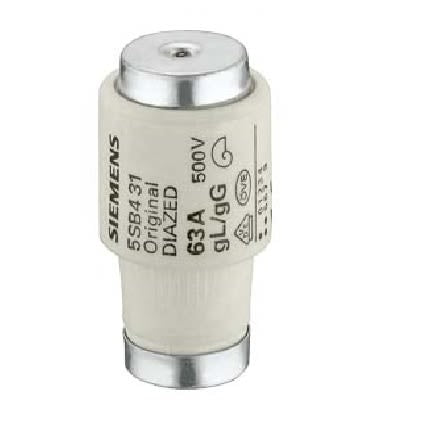 Siemens 50A DIII Diazed Fuse, 440 V dc, 500V ac [5SB4211]; 232-2057