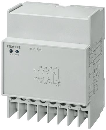 Siemens T55 Safety Relay 230V ac 4 Safety Contacts [5TT5200]; 232-2077