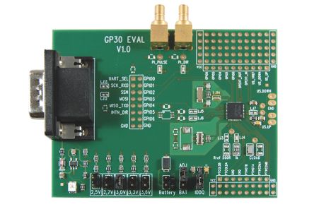 ScioSense GP30 Standard Board Ultrasonic Flow Converter Evaluation Kit for TDC-GP30 DSUB15 Cable, GP30-EVA-BOARD, [GP30-EVA-KIT]; 232-2165
