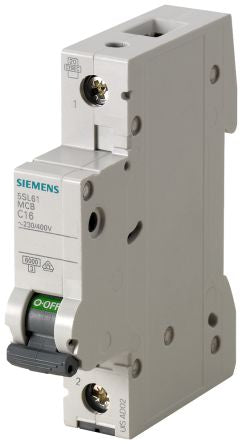 Siemens SENTRON 5SL MCB, 1P, 4A Curve B [5SL6104-6]; 232-2278