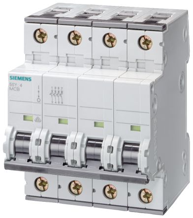 Siemens SENTRON 5SY MCB, 4P, 16A Curve B [5SY5416-6]; 232-2313