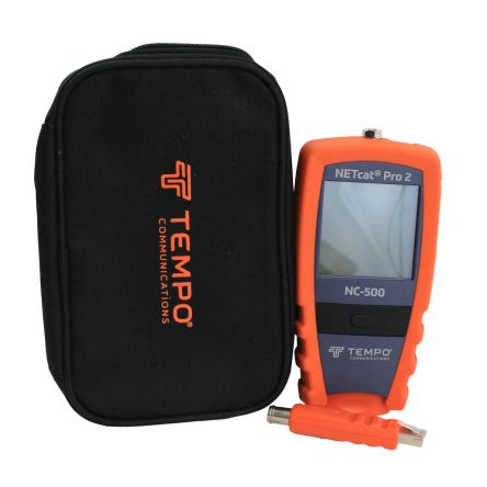 Tempo NC-520 Kit with 8 Remotes Cable Tester Coaxial, STP, UTP [NC-520]; 232-5308