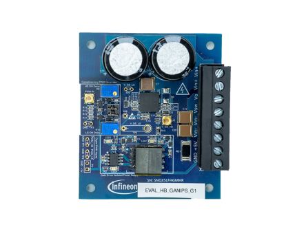 Infineon High-frequency CoolGaNTM IPS Half-Bridge 600V Evaluation Board for IGI60F1414A1L for Aircon, Charger, Energy [EVALHBGANIPSG1TOBO2]; 232-5731