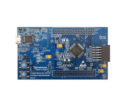 Renesas Electronics Target Board for RX140 32 Bit MCU Target Board RTK5RX1400C00000BJ [RTK5RX1400C00000BJ]; 232-5844
