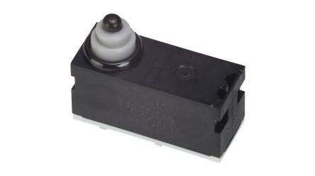 Omron Long Straight Lever Subminiature Micro Switch, Left Angle PCB Terminal, SPST, IP67 [D2AW-R5-EL053FL R]; 232-6198