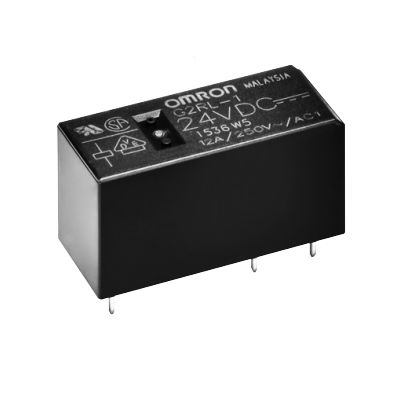 Omron PCB Mount Non-Latching Relay, 5V dc Coil, 12A Switching Current, SPDT [G2RL-1-E-PW1 DC5]; 232-6238