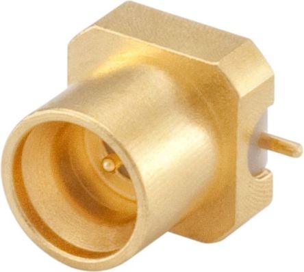 Rosenberger Mini-SMP Series, Plug PCB Mount, 50Ω, Solder Termination, Straight Body [18S102-40ML5]; 232-6442