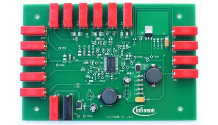 Infineon DEMOBOARD TLE7368-3E DC-DC Converter for TLE7368 for Automotive [DEMOBOARDTLE73683ETOBO1]; 232-6833