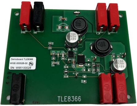 Infineon DEMOBOARD TLE8366EV DC-DC Converter for TLE8366 for Automotive [DEMOBOARDTLE8366EVTOBO1]; 232-6834
