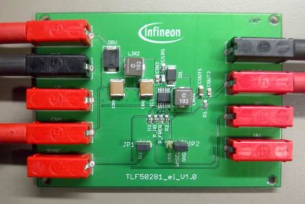 Infineon DEMOBOARD TLF50281EL DC-DC Converter for TLF50281EL for Automotive [DEMOBOARDTLF50281ELTOBO1]; 232-6839