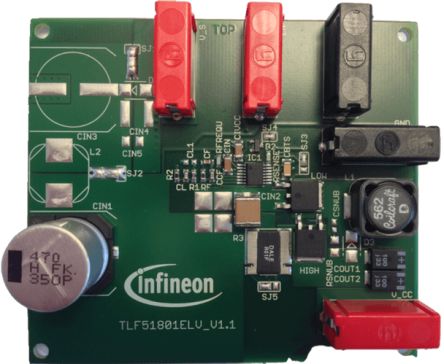 Infineon DEMOBOARD TLF51801ELV DC-DC Controller for TLF51801ELV for Automotive [DEMOBOARDTLF51801ELTOBO1]; 232-6840