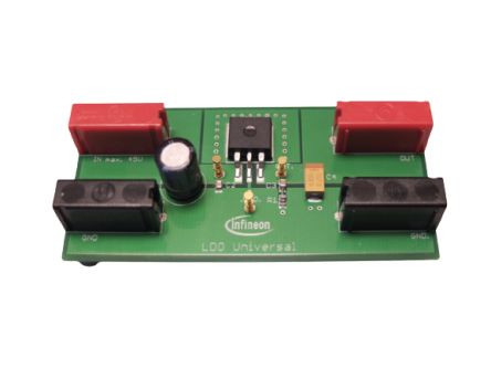 Infineon DEMOBOARD TLF80511TC LDO Voltage Regulator for TLF80511 for Automotive [DEMOBOARDTLF80511TCTOBO1]; 232-6841