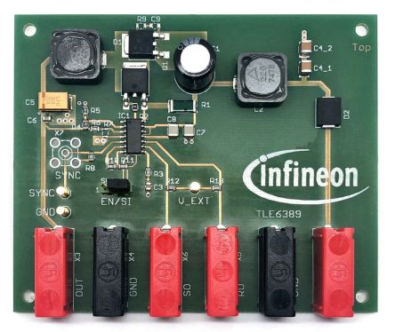 Infineon DEMOBOARD TLE6389-3G V50 DC-DC Converter for TLE6389-3G V50 for Automotive [DEMOBRDTLE63893GV50TOBO1]; 232-6845