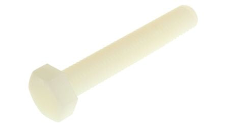 RS PRO Plain Nylon, Hex Bolt, M12 x 70mm [0]; 232-6892