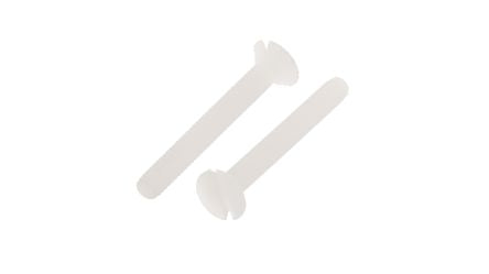 RS PRO Slot M2 Countersunk Nylon Machine Screws DIN 963 x 16.0mm [0]; 232-6906